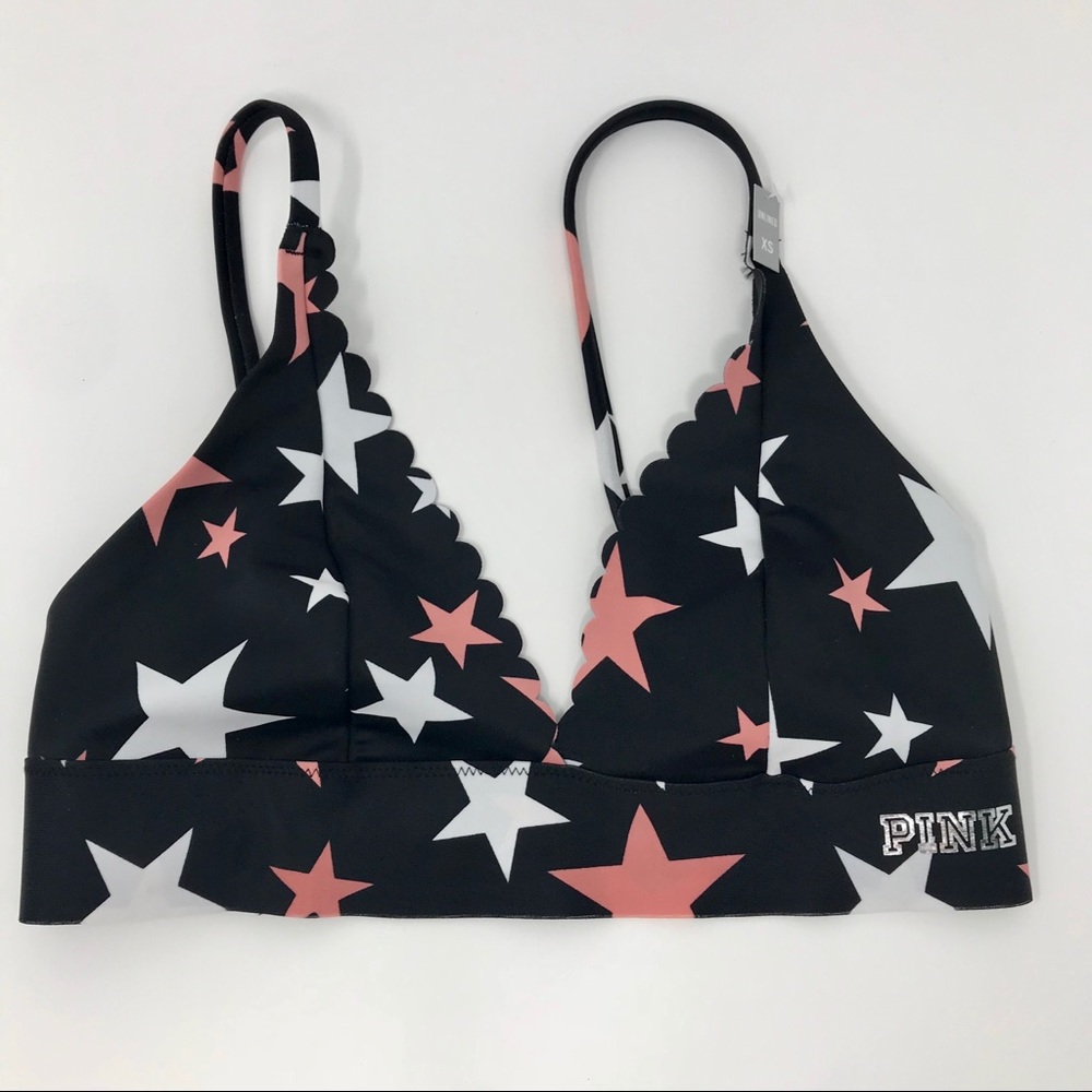 PINK Victoria’s Secret Unlined Stars Bra - Picture 1 of 4